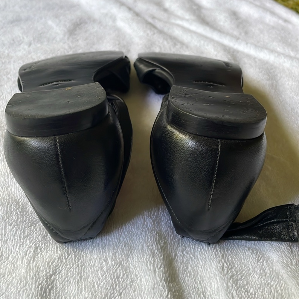 Vintage Pour La Victo’ire Women’s Sandals EUC Black Size 8 - Picture 5 of 7